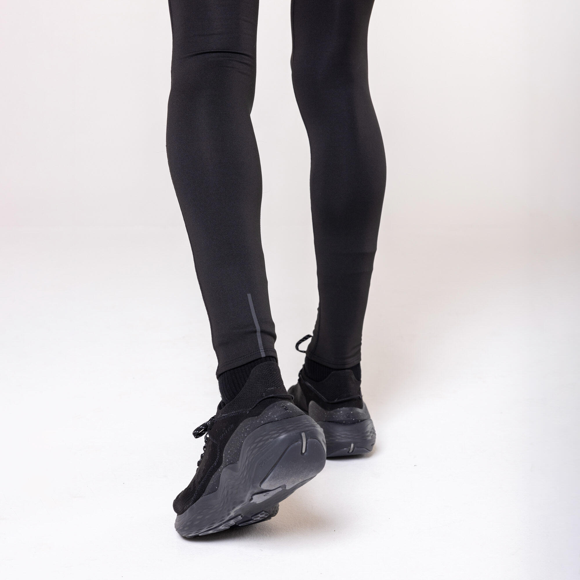 Men's Warm Running Tights -  Black - KALENJI