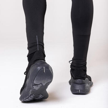 ТАЙТСЫ УТЕПЛЕННЫЕ ДЛЯ БЕГА МУЖСКИЕ RUN WARM ЧЕРНЫЕ