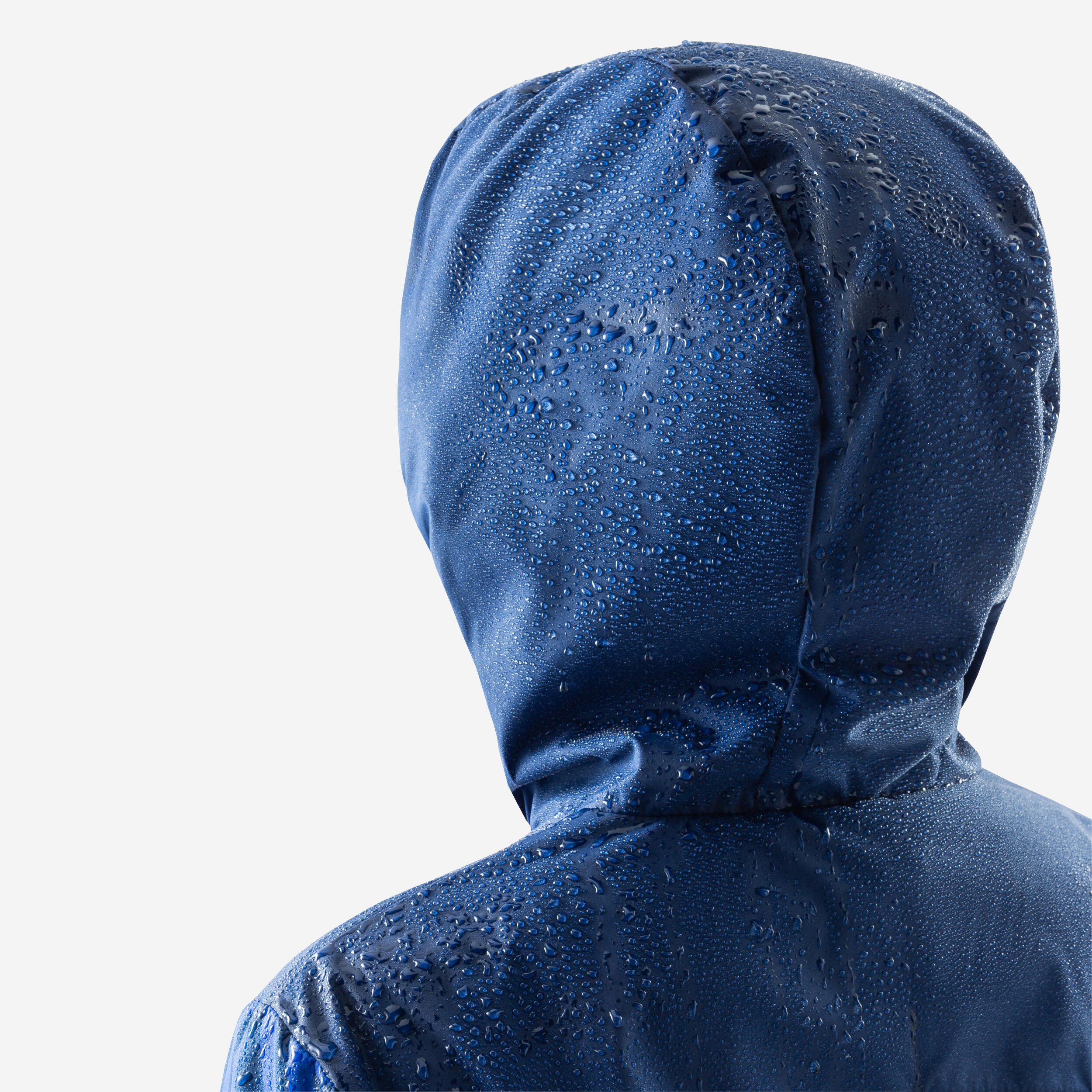 Kids' Rainproof Jacket Viralto Letters - Blue 7/9