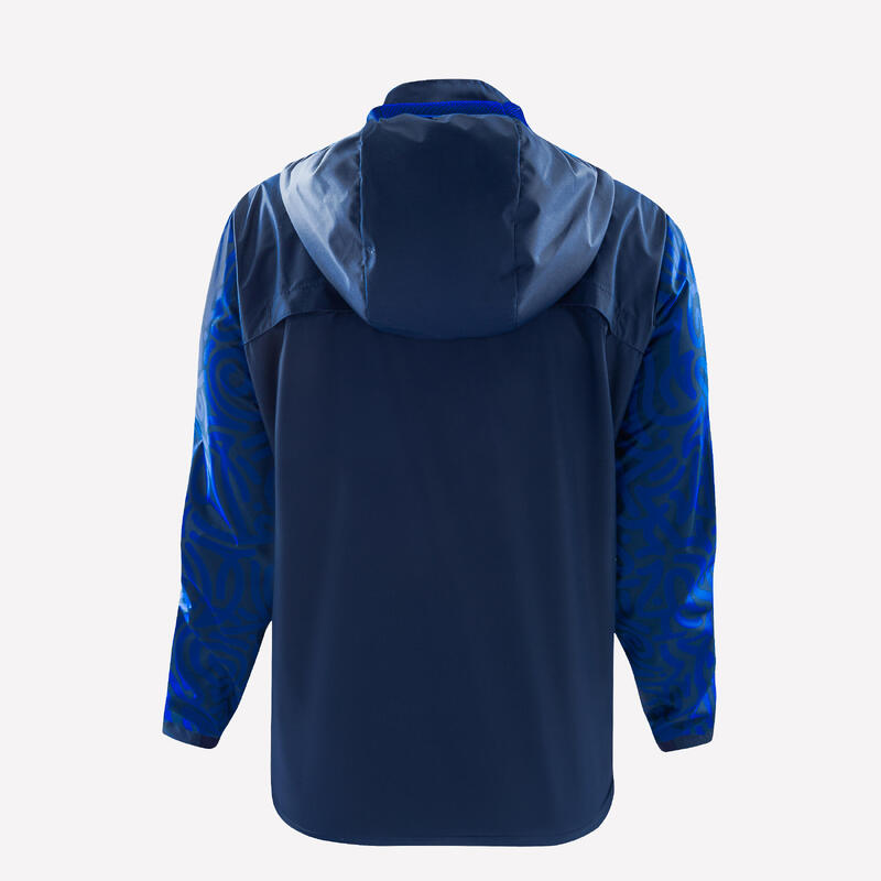 Kinder Fussball Regenjacke - Viralto Letters blau 