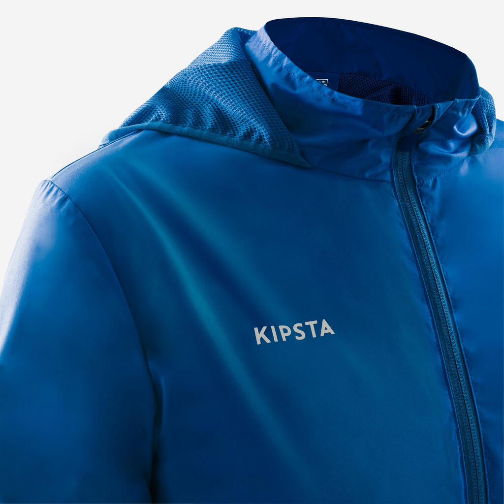 Kids' Football Rainproof Jacket Viralto Club - Blue