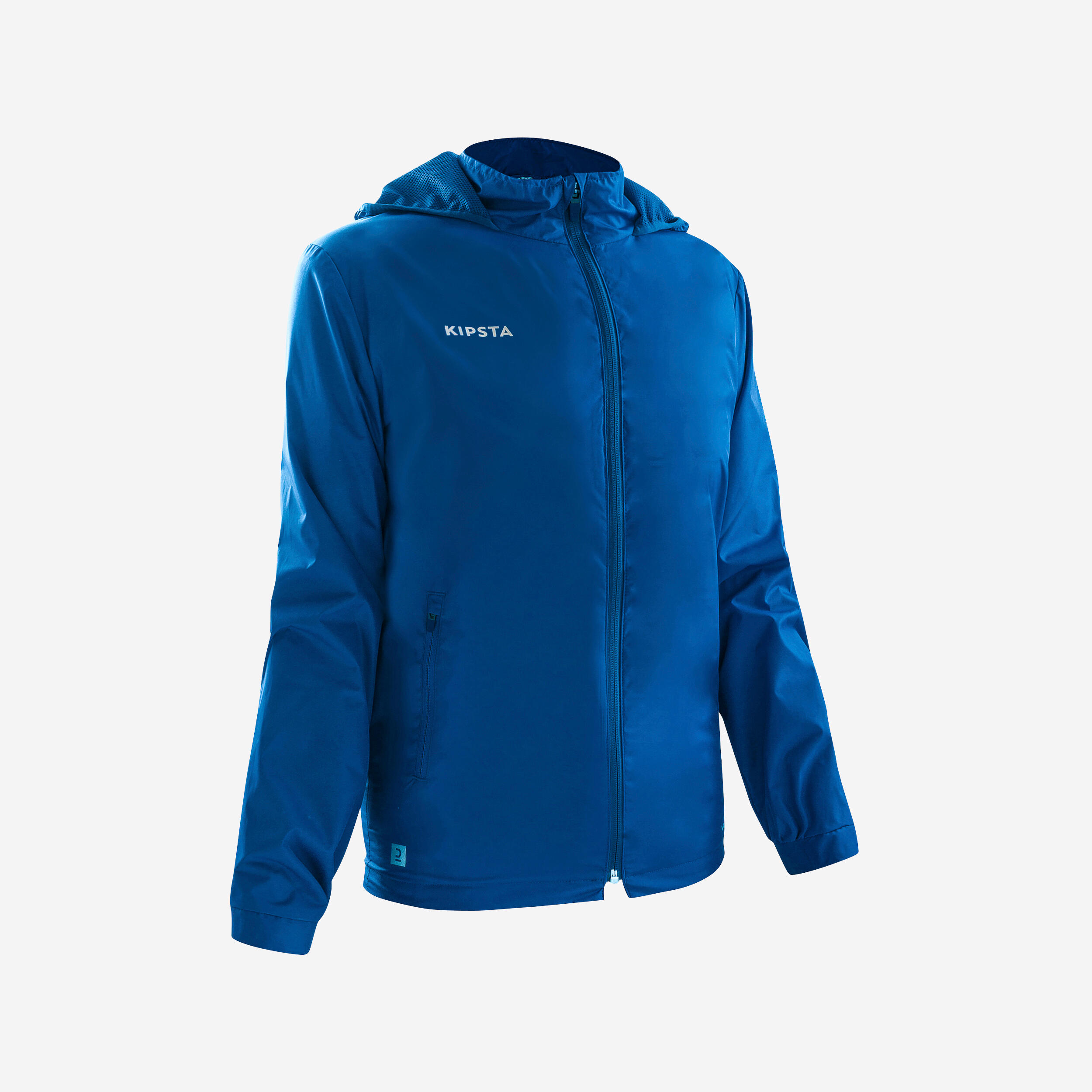 Kids' Football Rainproof Jacket Viralto Club - Blue 1/9