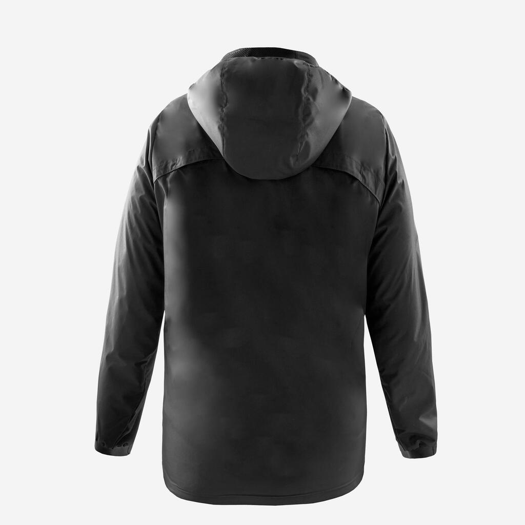 Chamarra impermeable de futbol negra Viralto Club