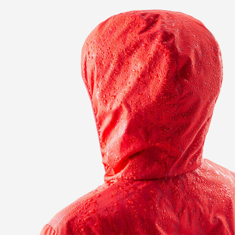 Jachetă Protecție ploaie Fotbal VIRALTO CLUB Roșu Copii 