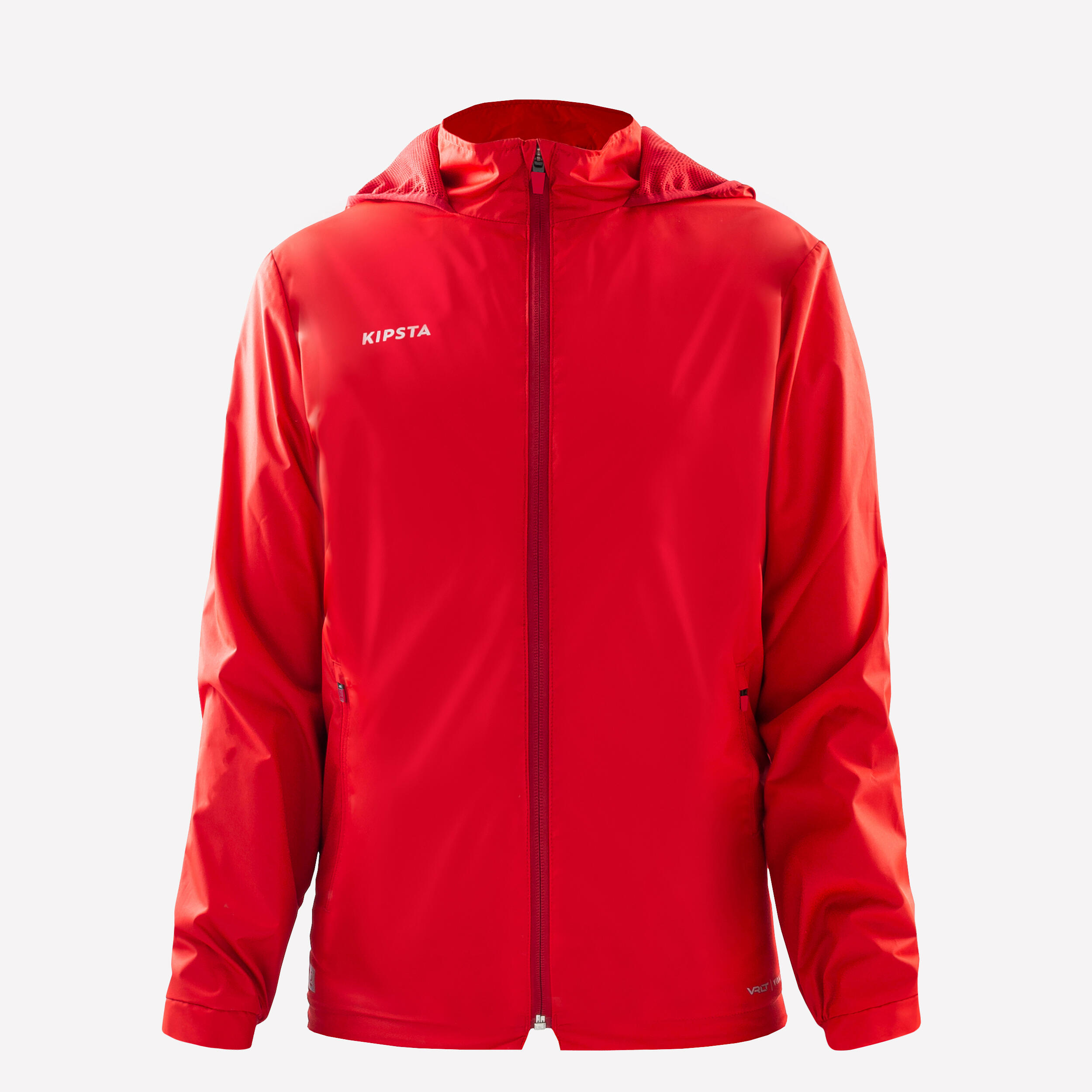 Kids' Football Rainproof Jacket Viralto Club - Red 3/7