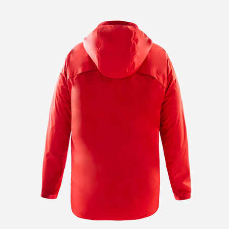 Παιδικό αδιάβροχο μπουφάν ποδοσφαίρου Viralto Club - Κόκκινο
