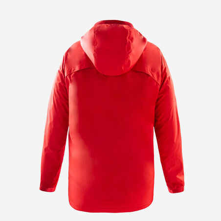 Kids' Football Rainproof Jacket Viralto Club - Red