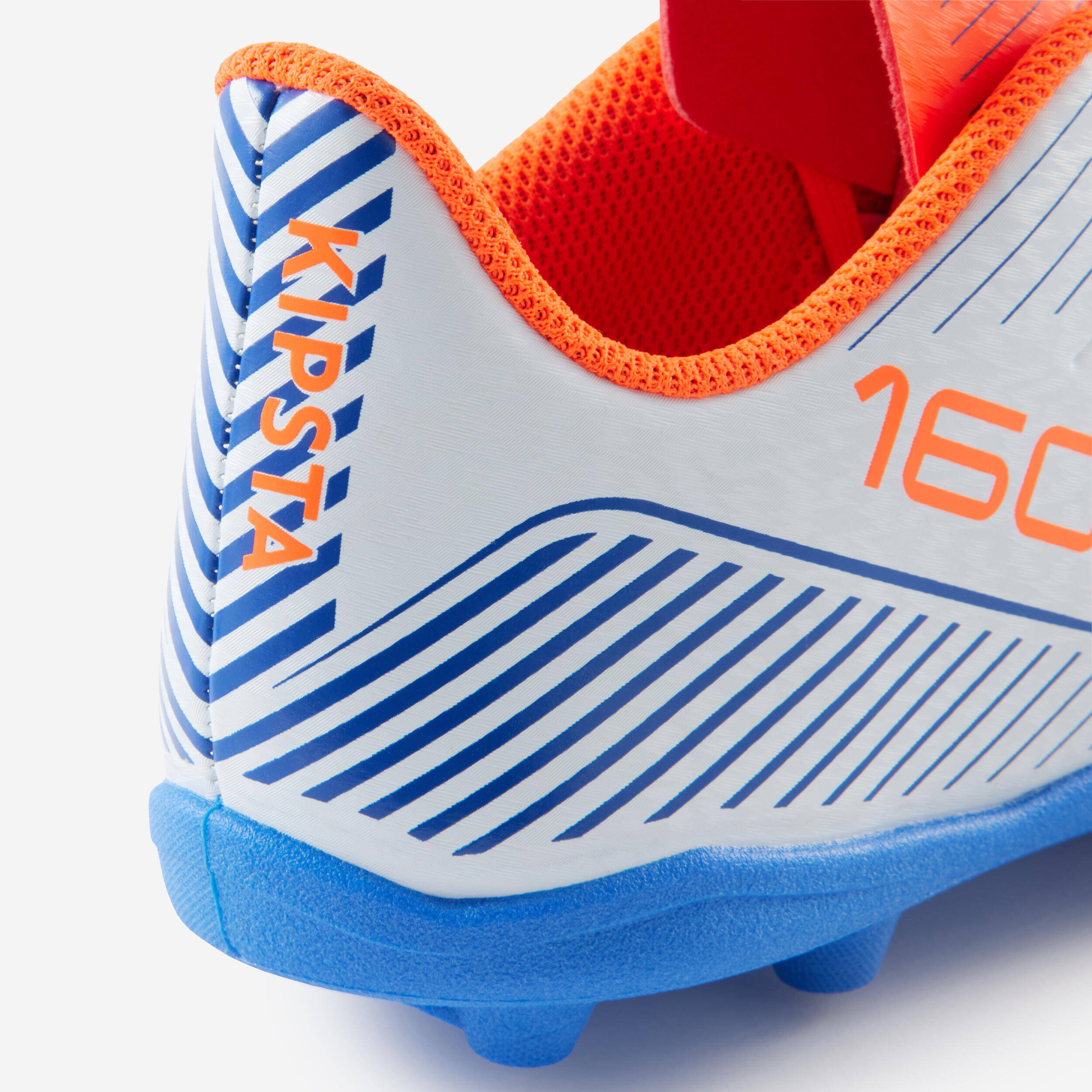 Kids' Lace-Up Football Boots 160 AG/FG - Light Grey -  5
