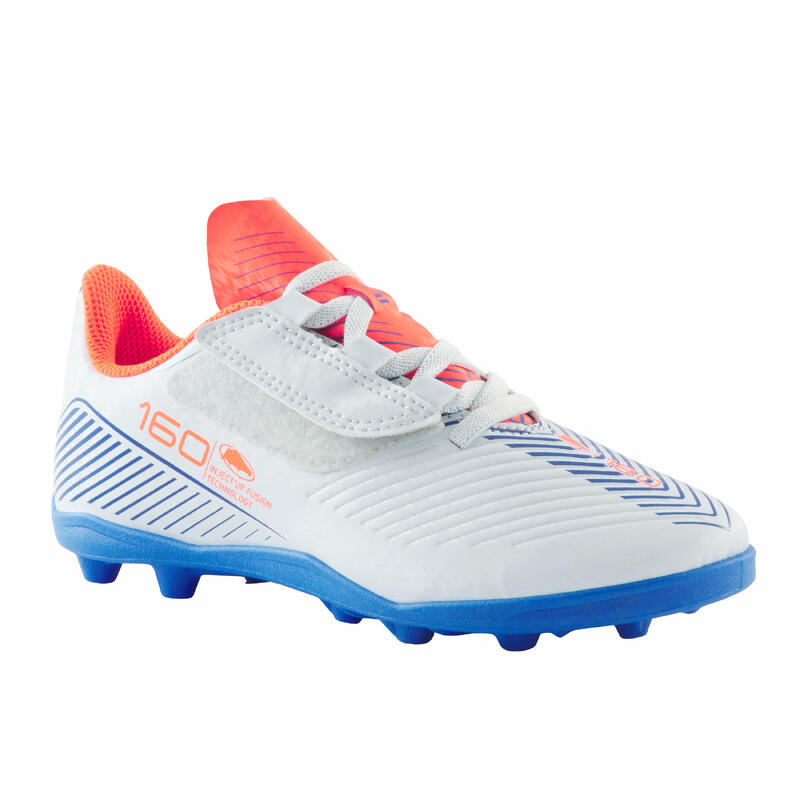 CHAUSSURES DE FOOTBALL ENFANT A SCRATCH 160 EASY AG/FG GRIS CLAIR