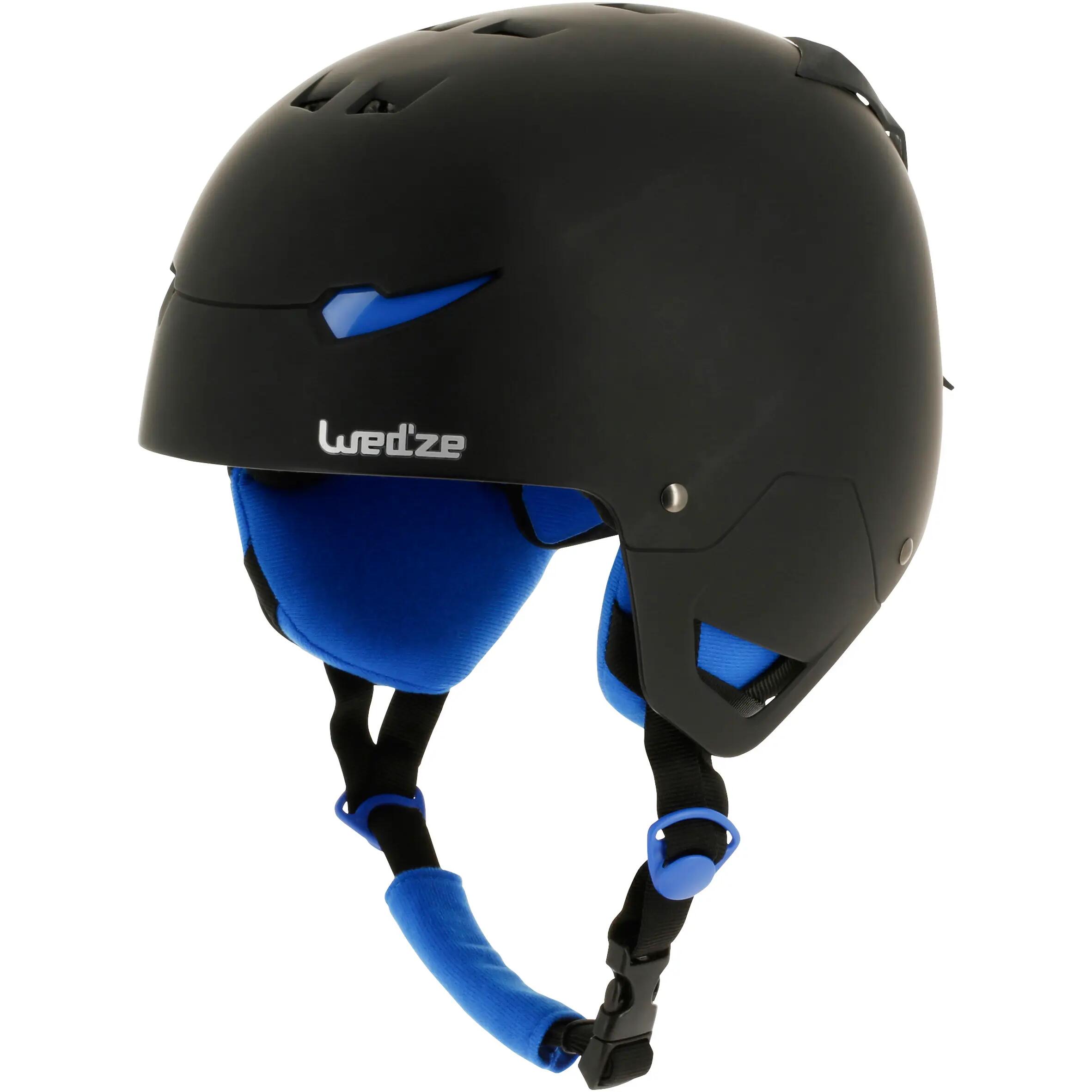 Stream 500 Children’s Ski and Snowboard Helmet - Black 2/9