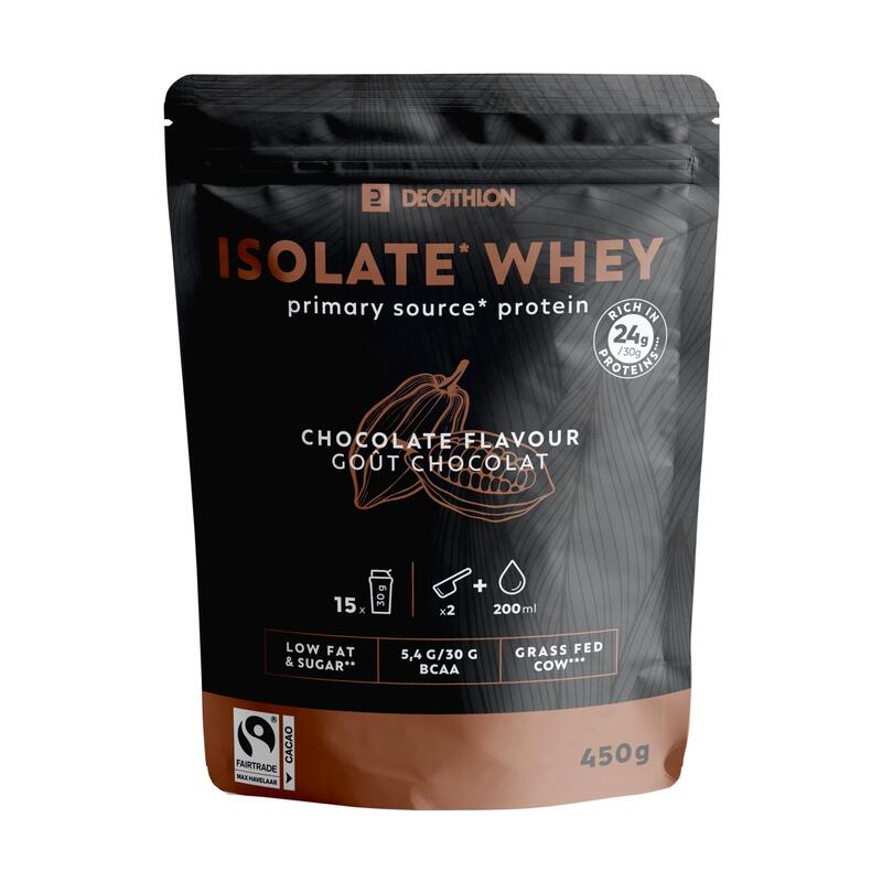 Odżywka białkowa Whey Isolate czekoladowa 450 g + shaker 300 ml