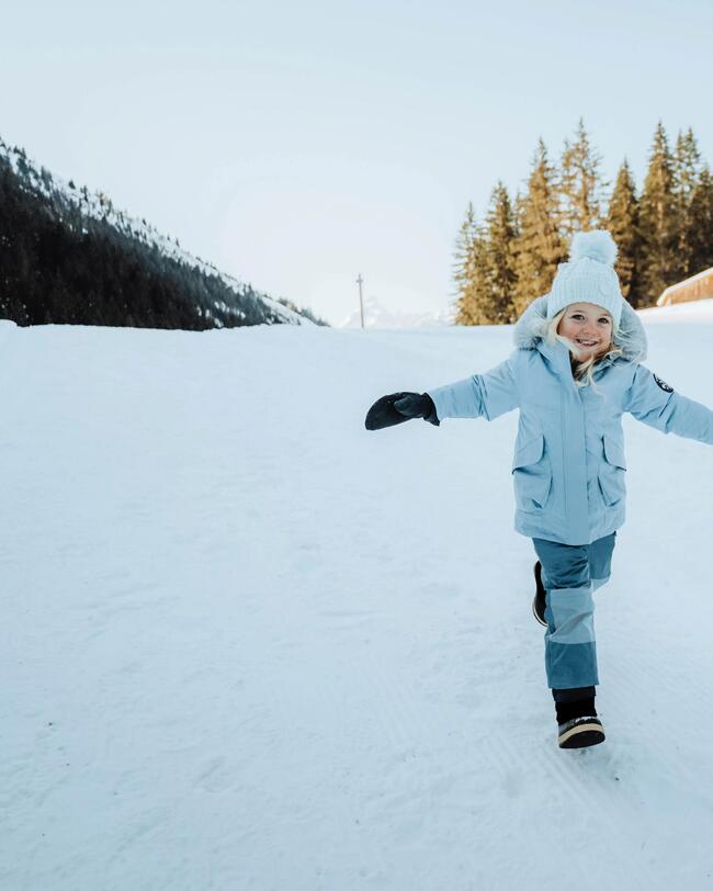 BOTTES DE NEIGE CHAUDES ET IMPERMÉABLES ENFANT - SH500
