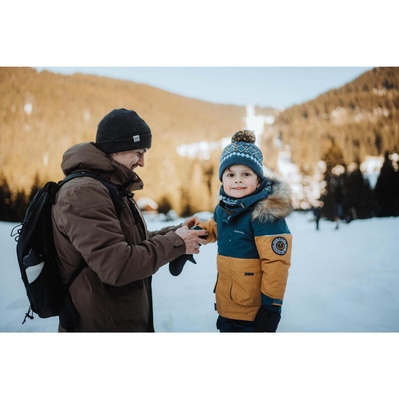 Férfi téli túrakabát, vízhatlan, -10 °C-ig - SH500 