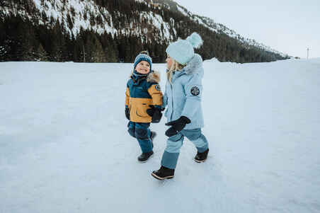 Kids’ Warm Hiking Parka - SH500 MOUNTAIN - Child aged 2-6