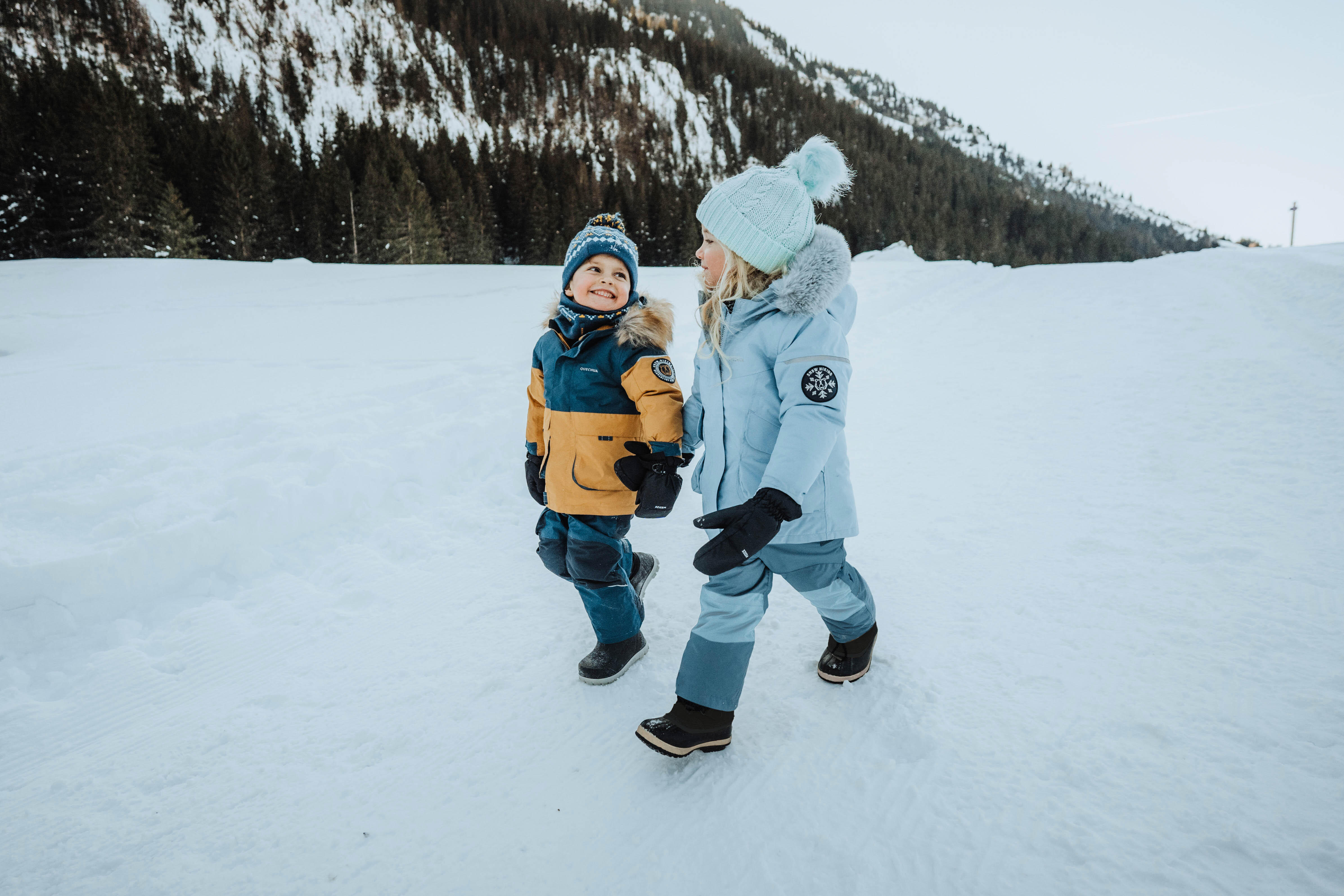 Kids’ Warm Hiking Parka – SH 500 Age 2-6 - QUECHUA