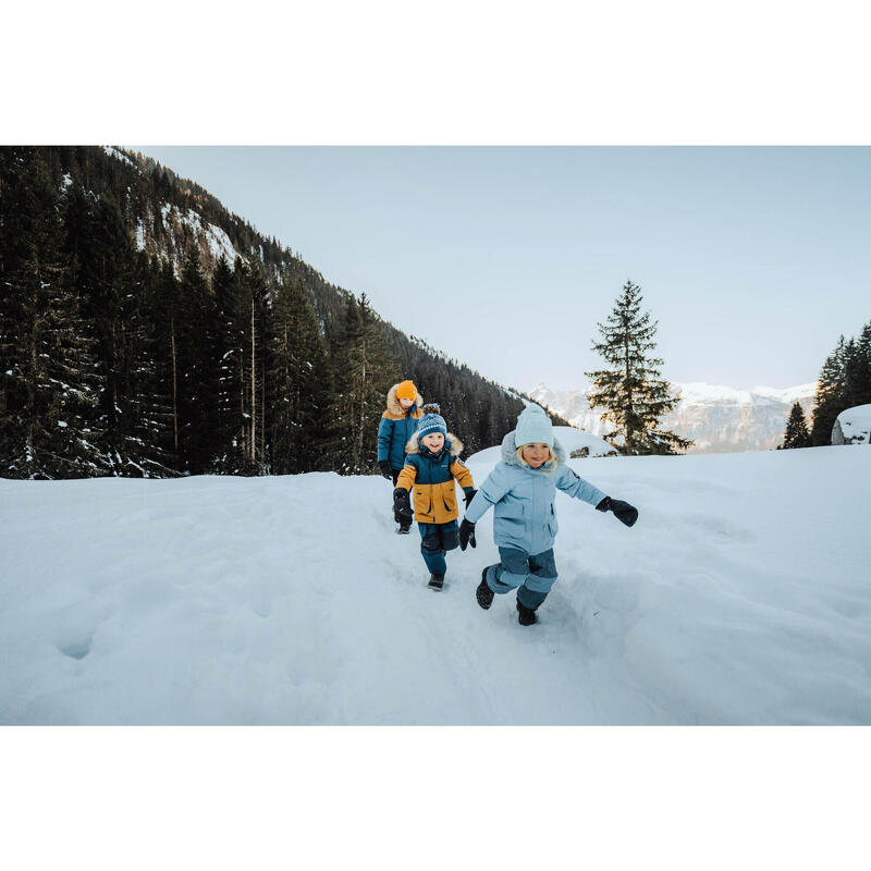 Dětské zimní turistické nepromokavé kalhoty SH 500 Mountain