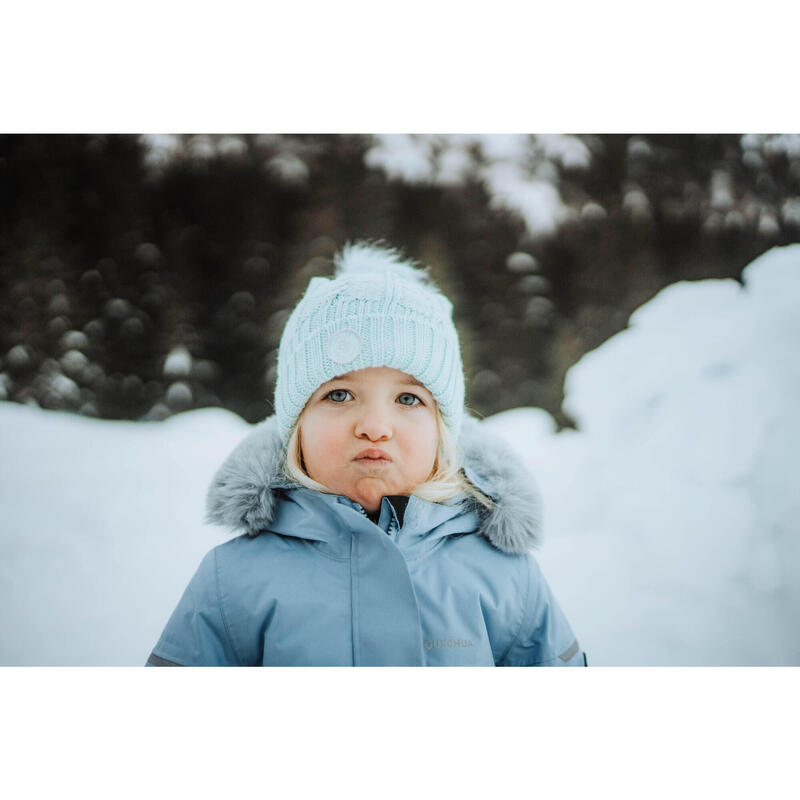 Geacă parka iarnă călduroasă SH500 MOUNTAIN Fete 2 - 6 ani