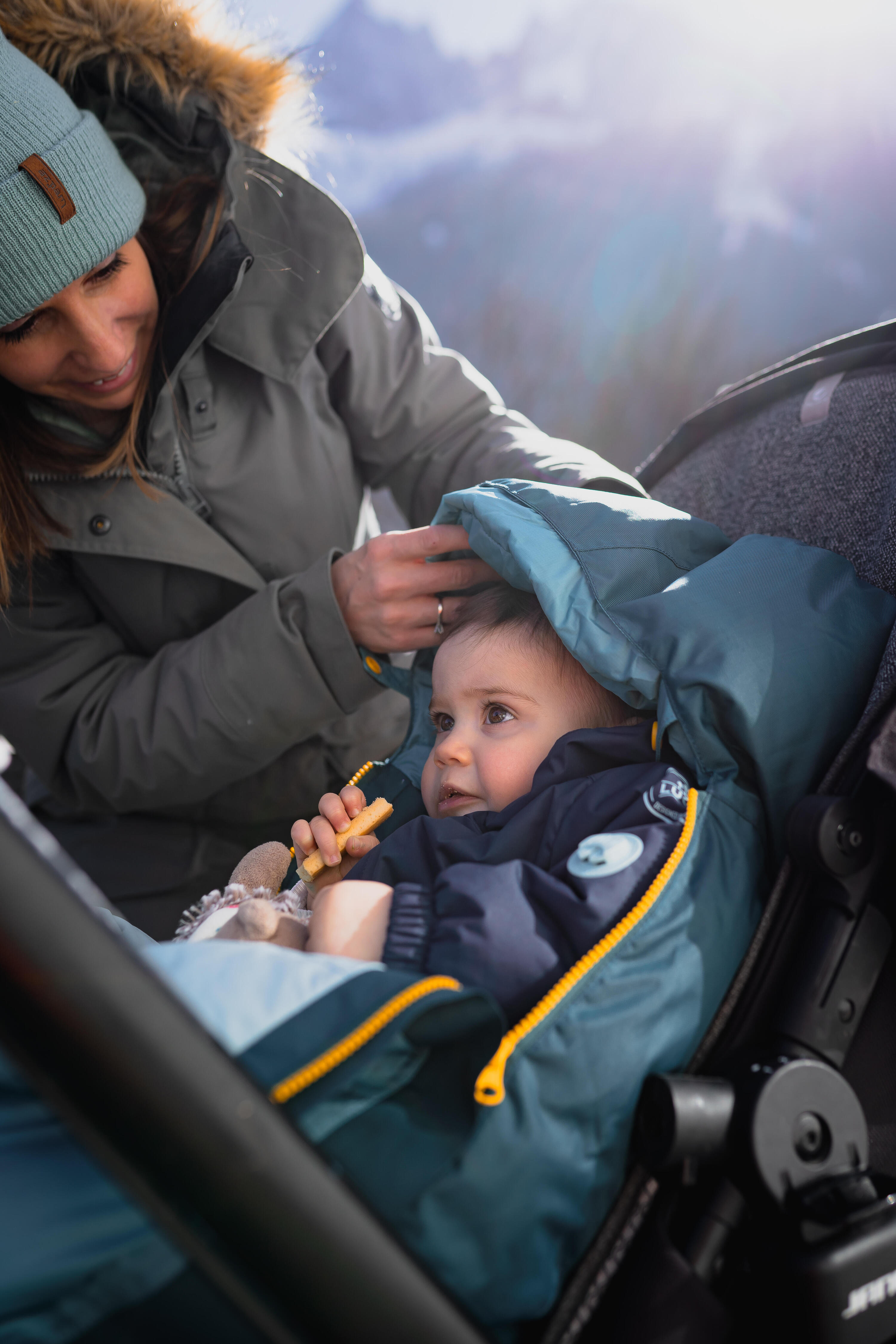 Chancelière pour poussette imperméable et chaude bébé -25°C 13/24