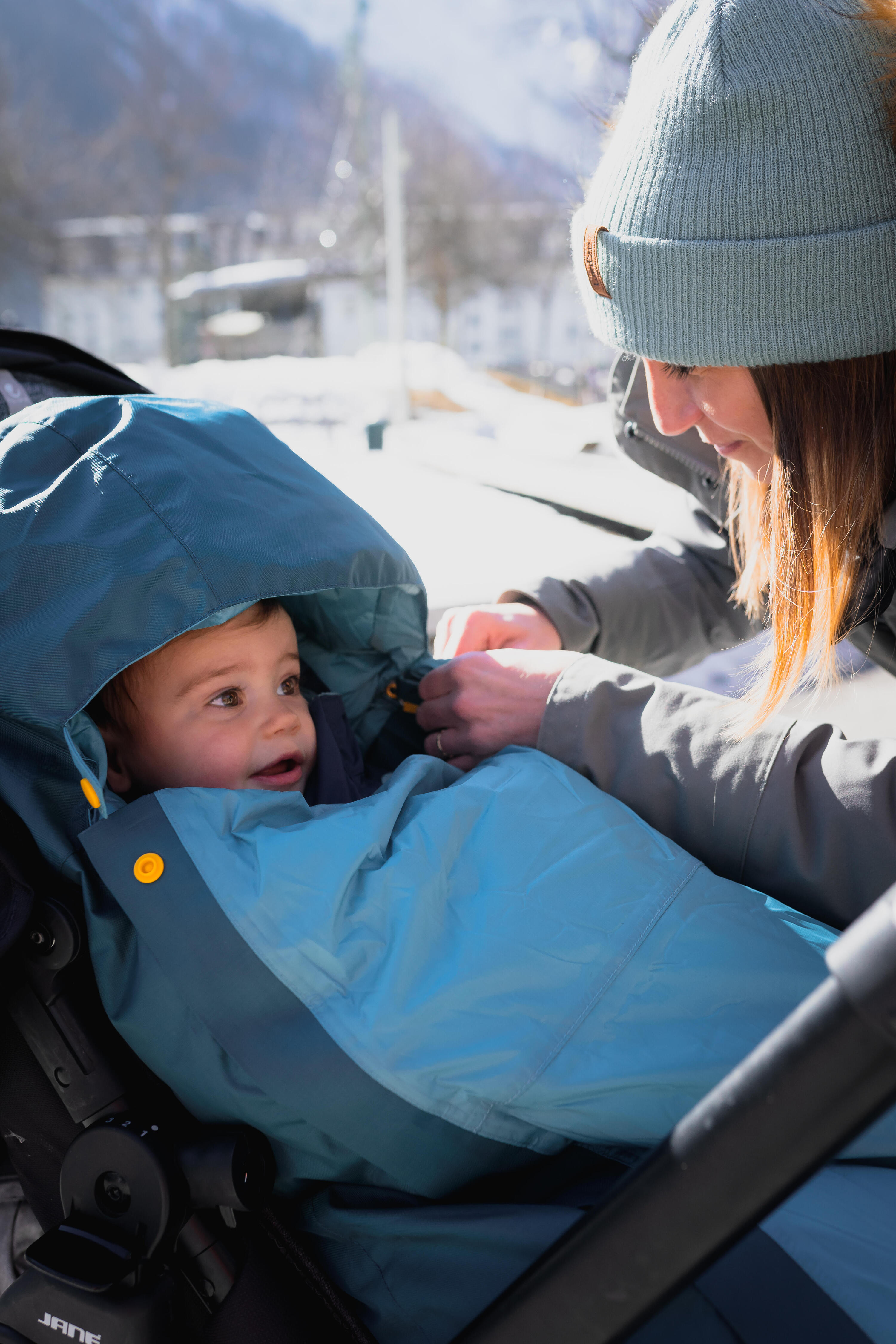 Chancelière pour poussette imperméable et chaude bébé -25°C 14/24