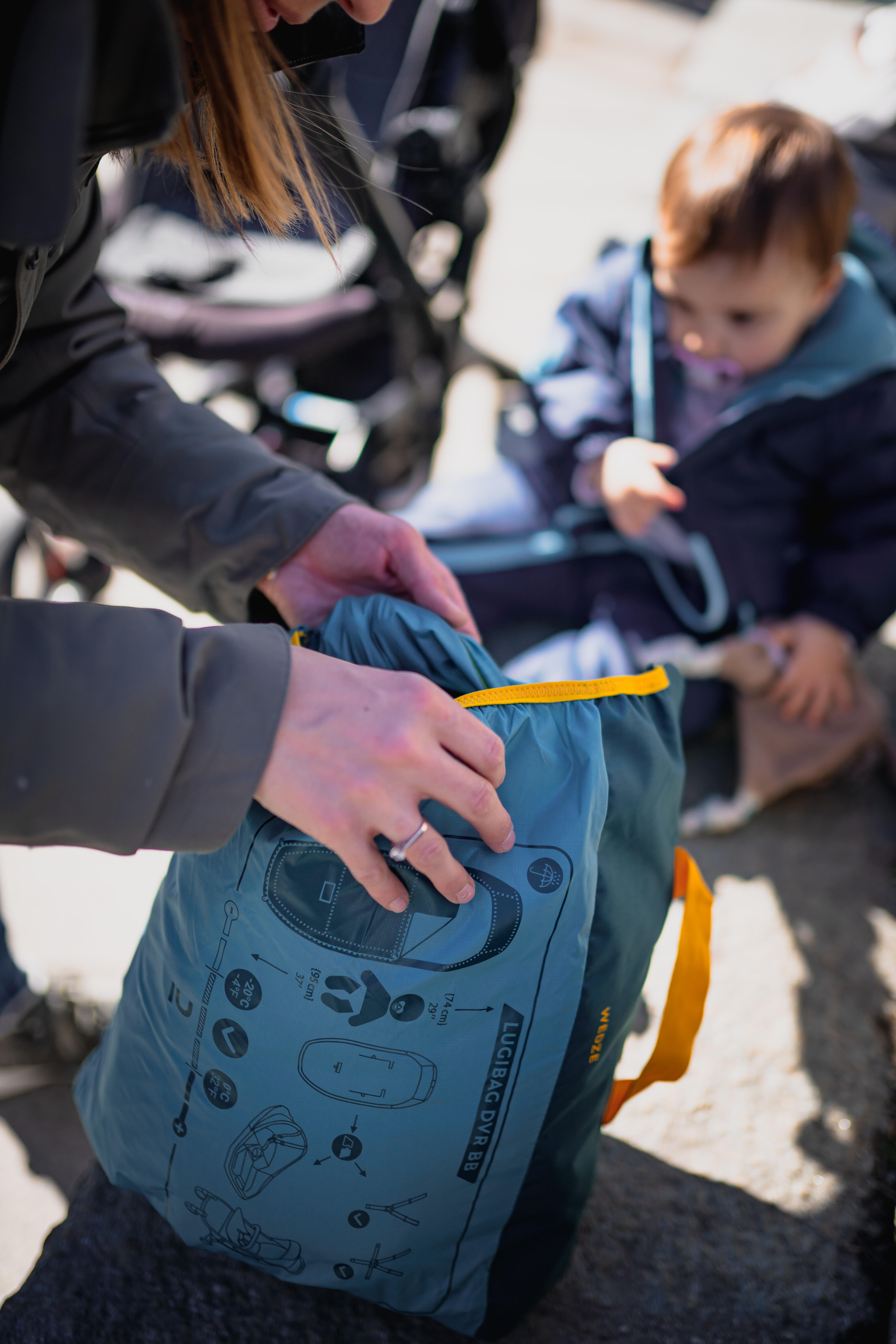 Chancelière imperméable et chaude bébé -25°C - WEDZE