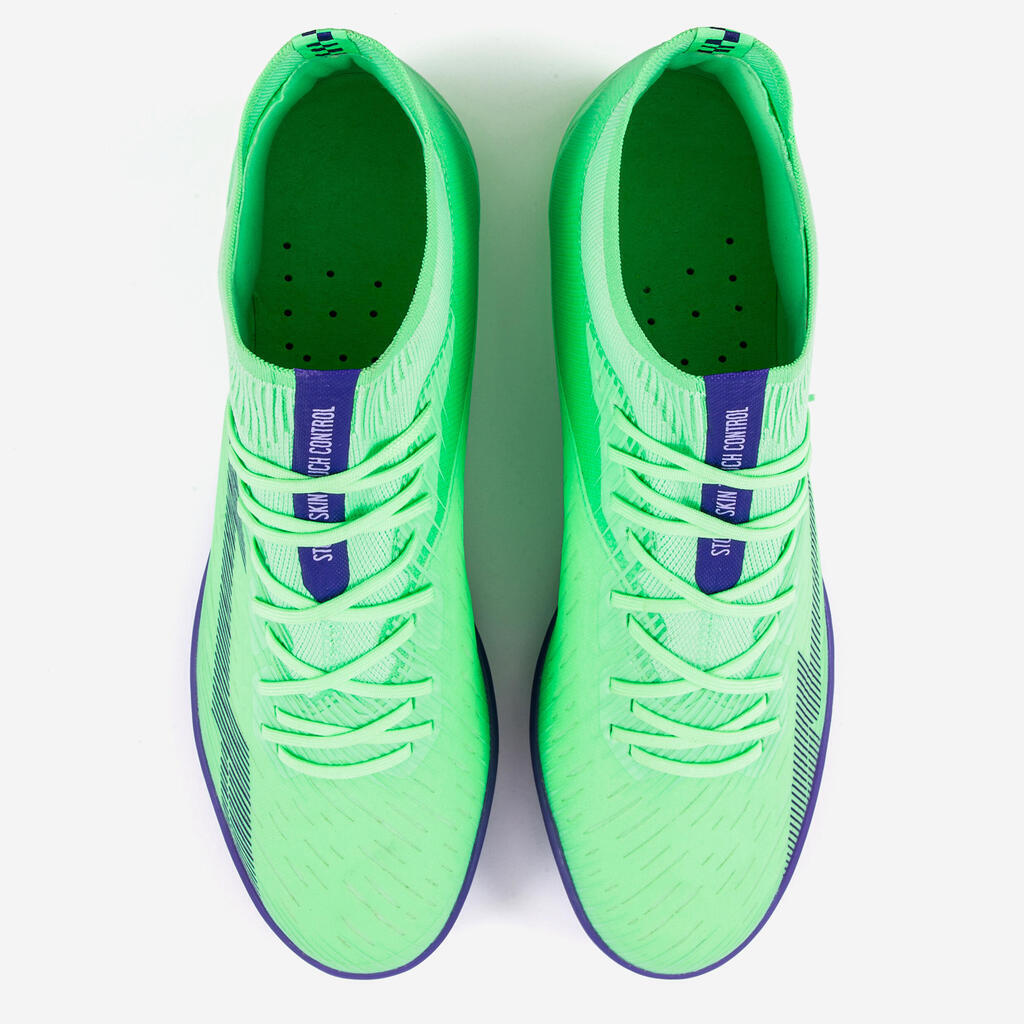 Pieaugušo futbola apavi cietam segumam “CLR Turf”, neona zaļi