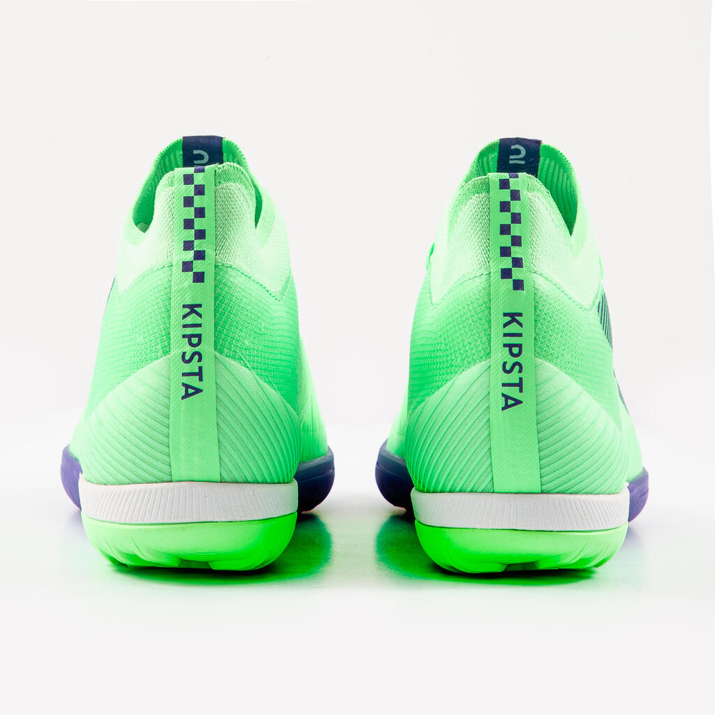 Pieaugušo futbola apavi cietam segumam “CLR Turf”, neona zaļi