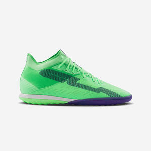 Botas de Fútbol multitacos CLR TF Adulto Neón verde