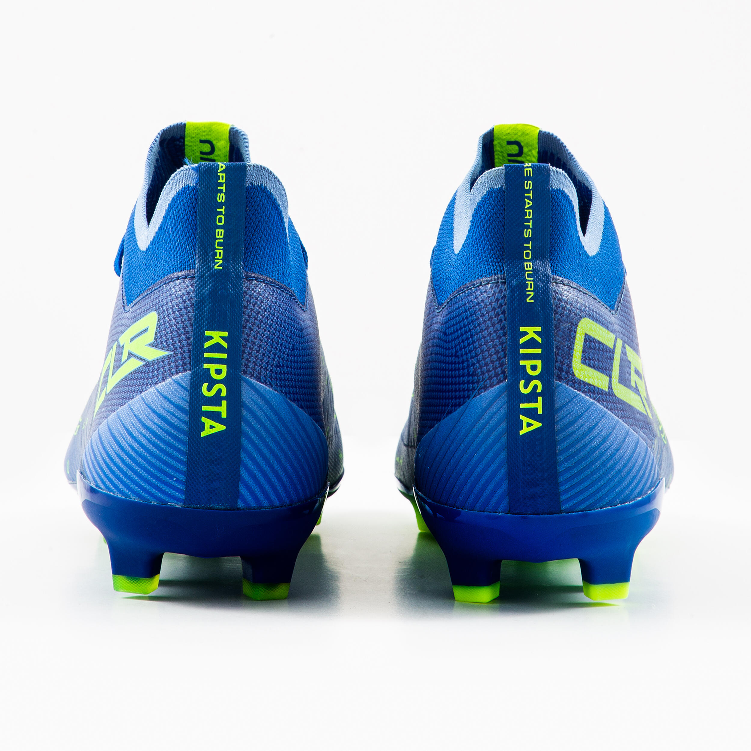 Voetbalschoenen CLR FG blauw fire twist 4/6