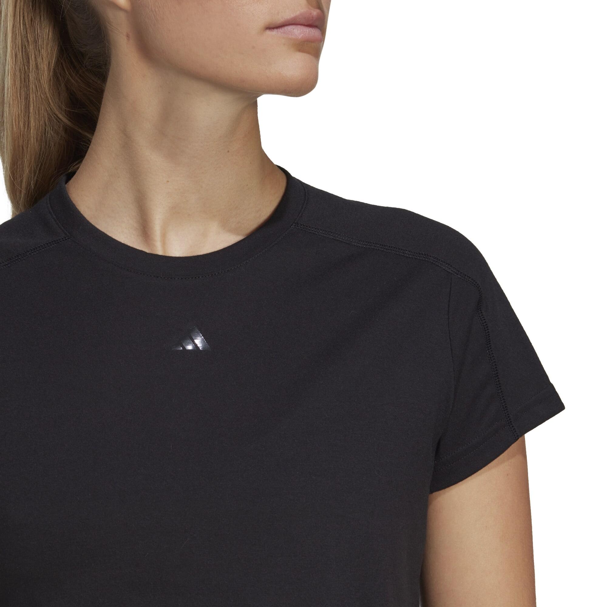 Women's Cardio Fitness T-Shirt - Black 5/9