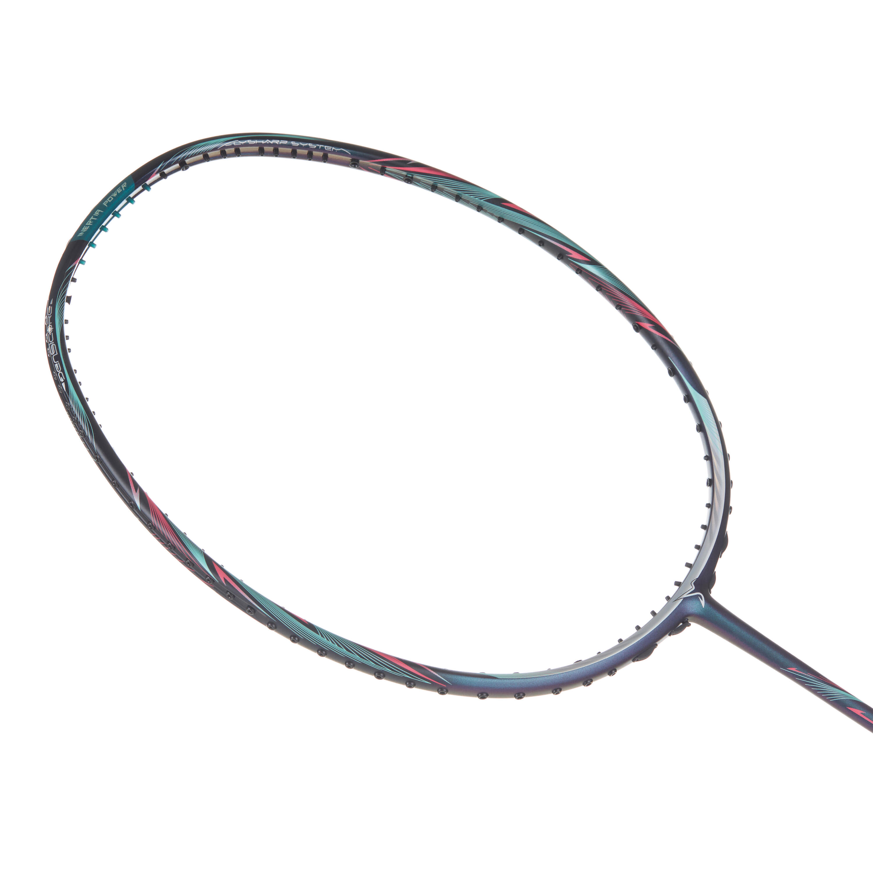 Badmintonracket voor volwassenen BR Perform 990 Pro paars onbespannen 8/26