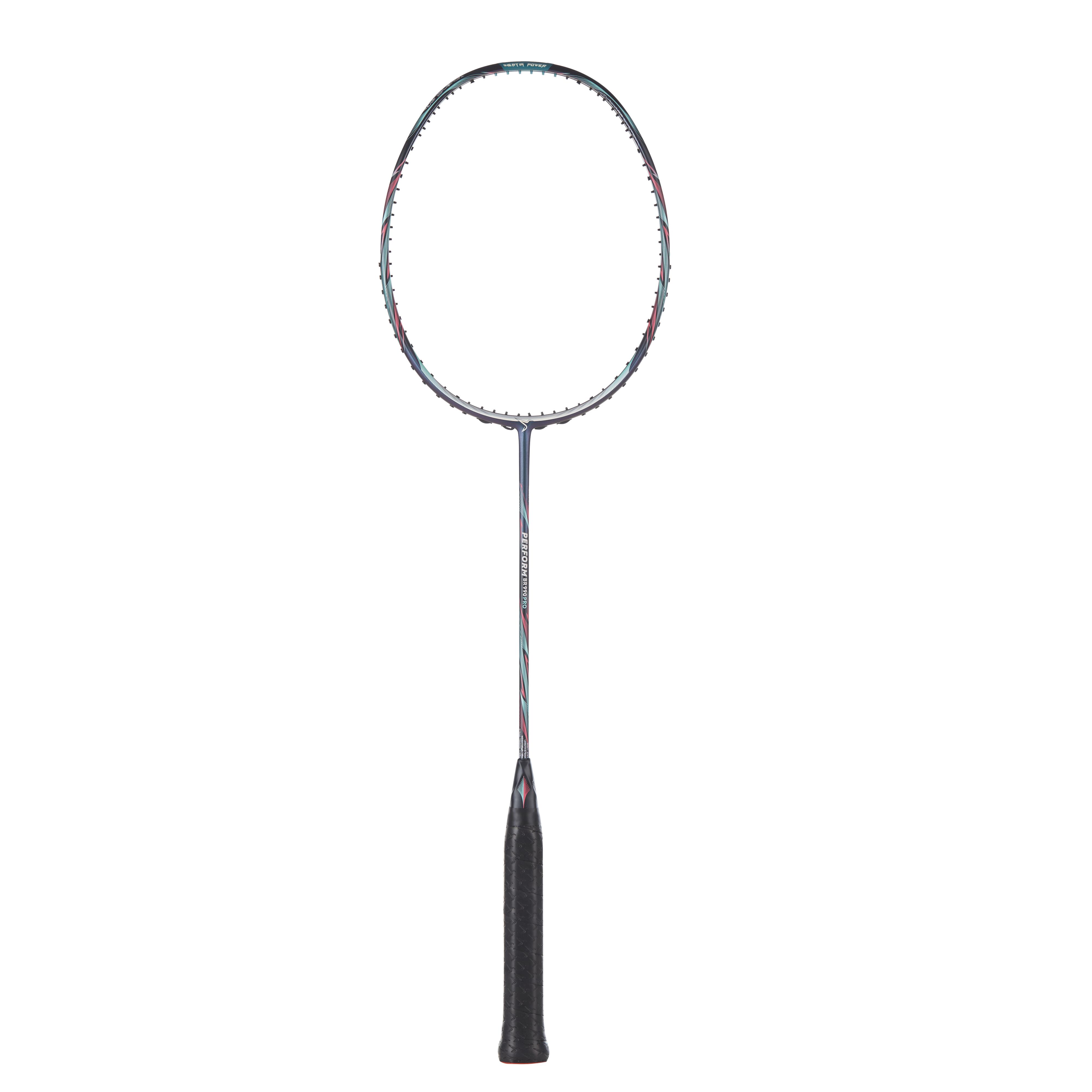 Unstrung Badminton Racket BR Perform 990 Pro Purple Perfly Decathlon