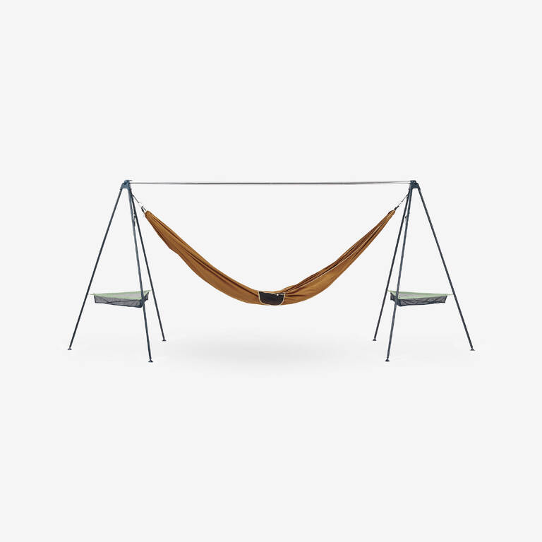 COMPACT HAMMOCK SUPPORT FOR CAMPING - Black