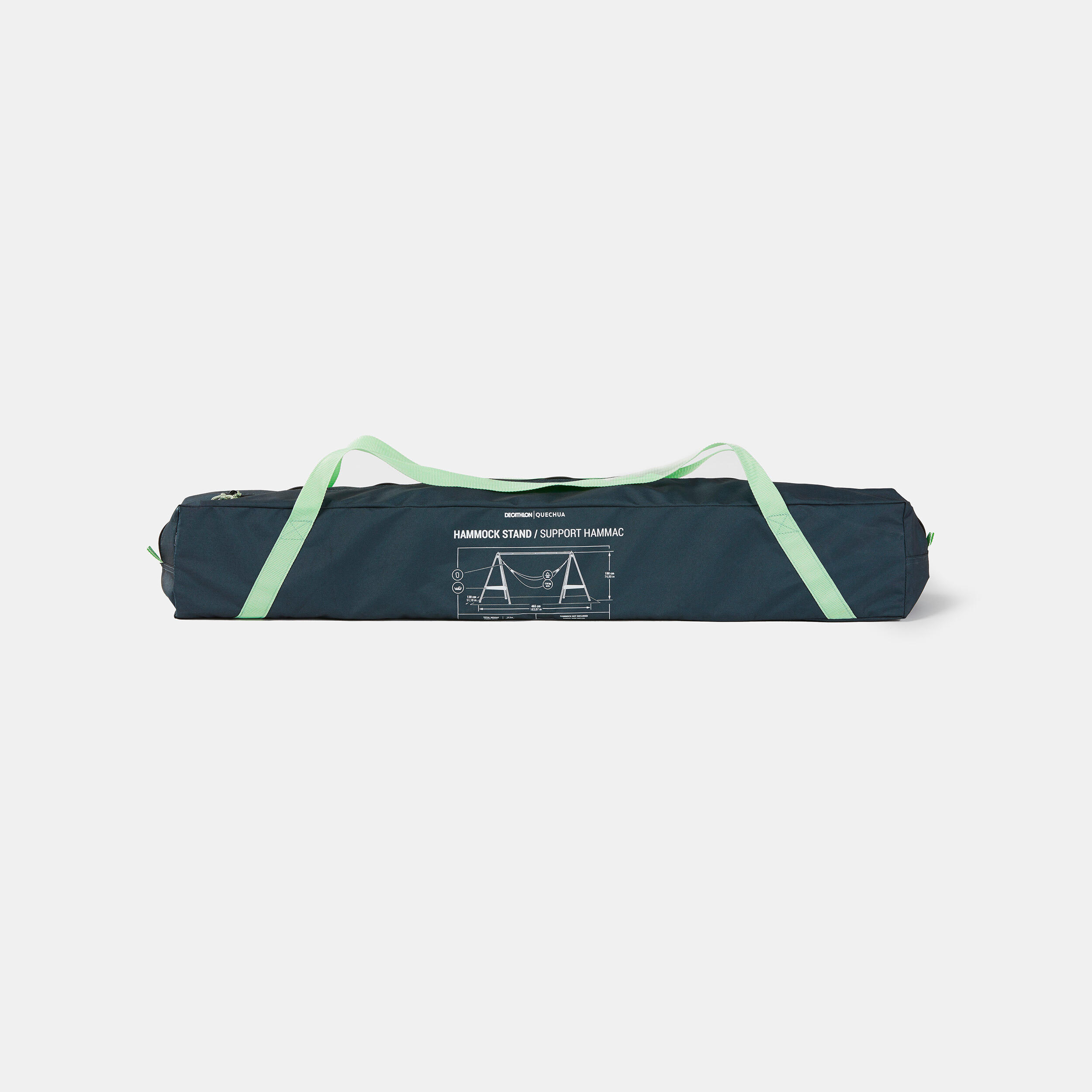 COMPACT HAMMOCK SUPPORT FOR CAMPING - Black 3/7
