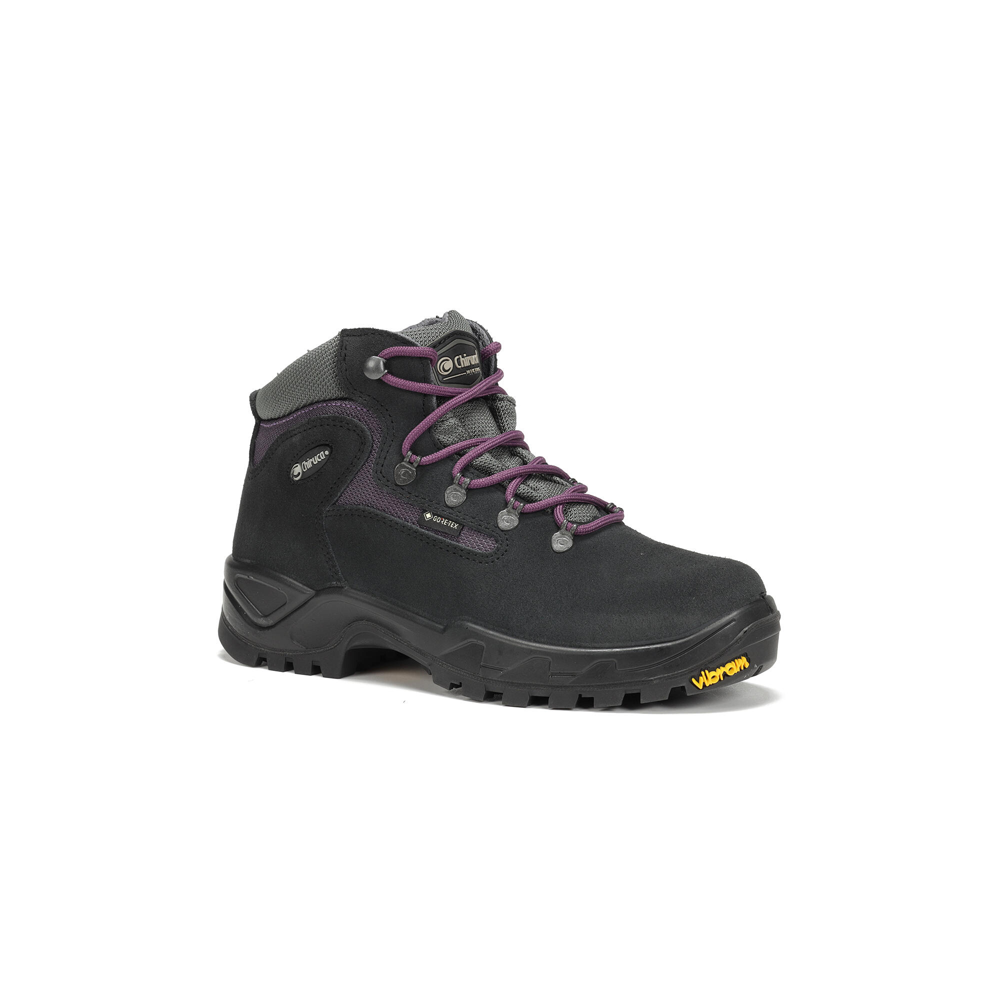 Botas de montaña y trekking Gore-Tex suela Vibram Mujer Chiruca Jaca gris oscuro 4/8