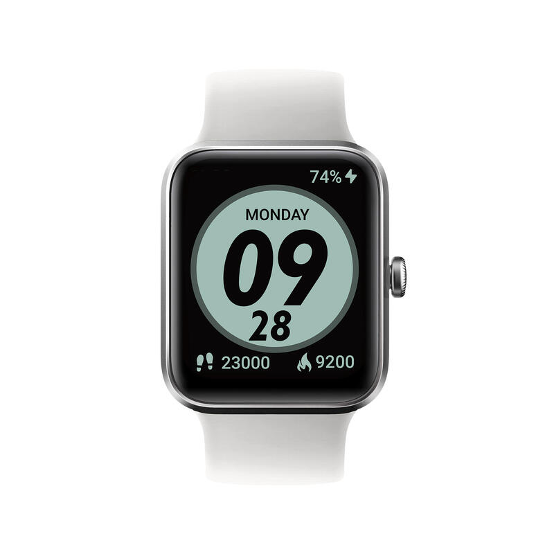 Laufuhr Smartwatch Multisportuhr mit Herzfrequenzmessung - CW500 S weiss