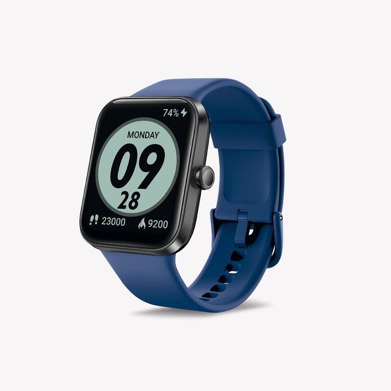 Multisport-smartwatch met hartslagmeting CW500 M blauw