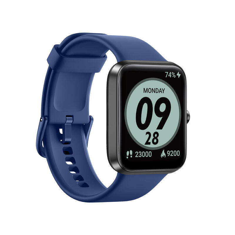 Multisport-smartwatch met hartslagmeting CW500 M blauw