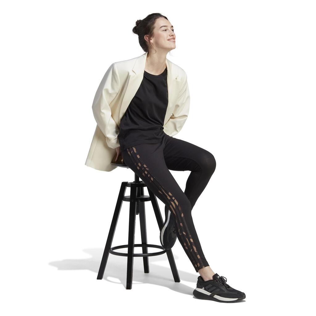 Women's Low-Impact Fitness Leggings Vibaop - Black