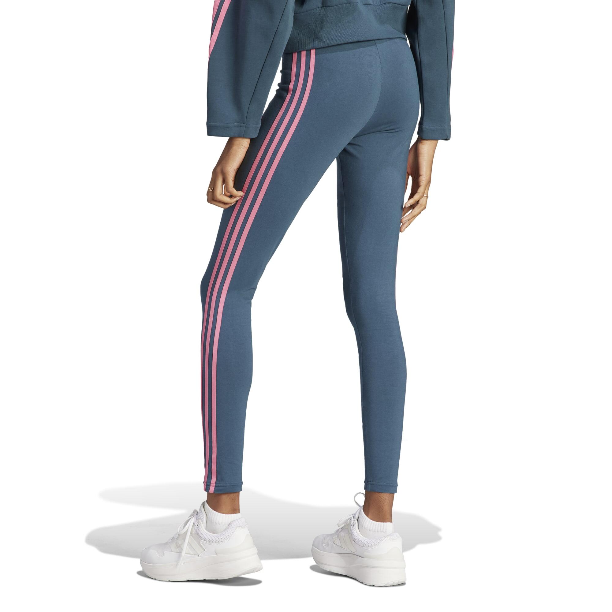 LEGGINGS DE FITNESS MULHER ADIDAS FUTURE ICONS AZUL ESCURO 3/5