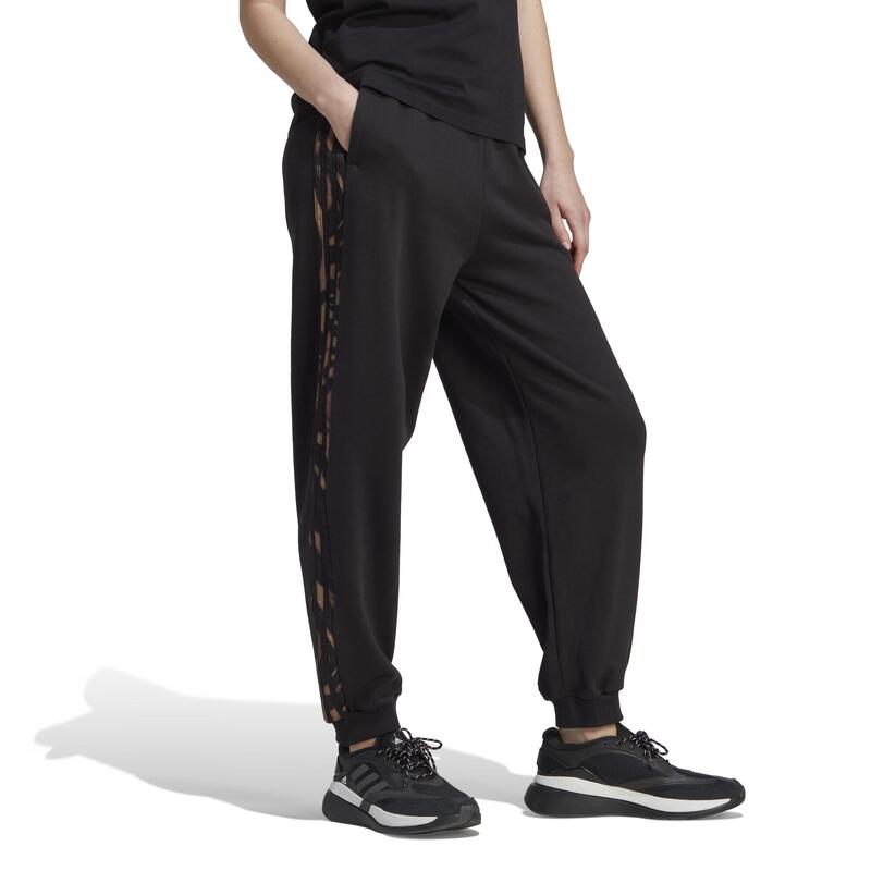 Pantalon chandal corte recto anchos fitness y yoga para mujer