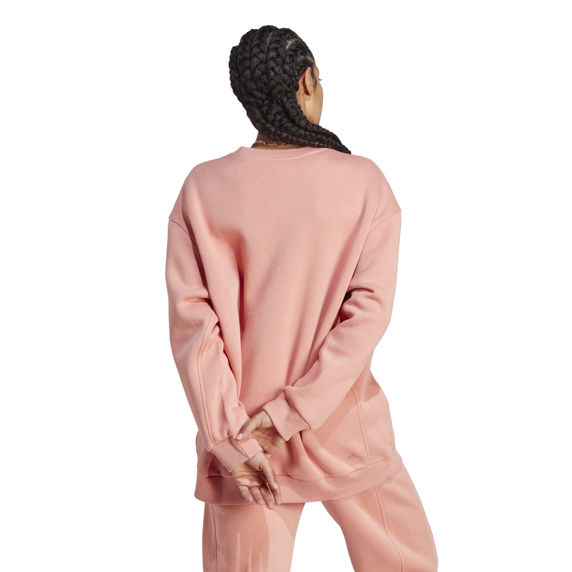 SWEATSHIRT VOOR FITNESS EN SOFT TRAINING DAMES ALL SZN CLAY 3/5