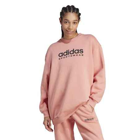 Rožnat ženski športni pulover 