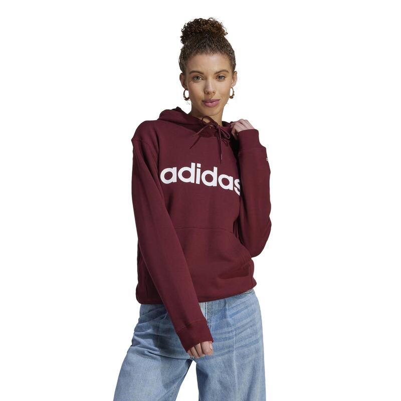 SWEAT-SHIRT A CAPUCHE DE FITNESS SOFT TRAINING ADIDAS FEMME ROUGE