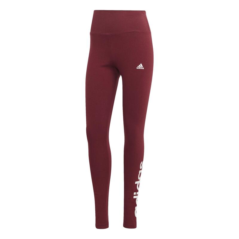 LEGGING VOOR FITNESS EN SOFT TRAINING DAMES ROOD