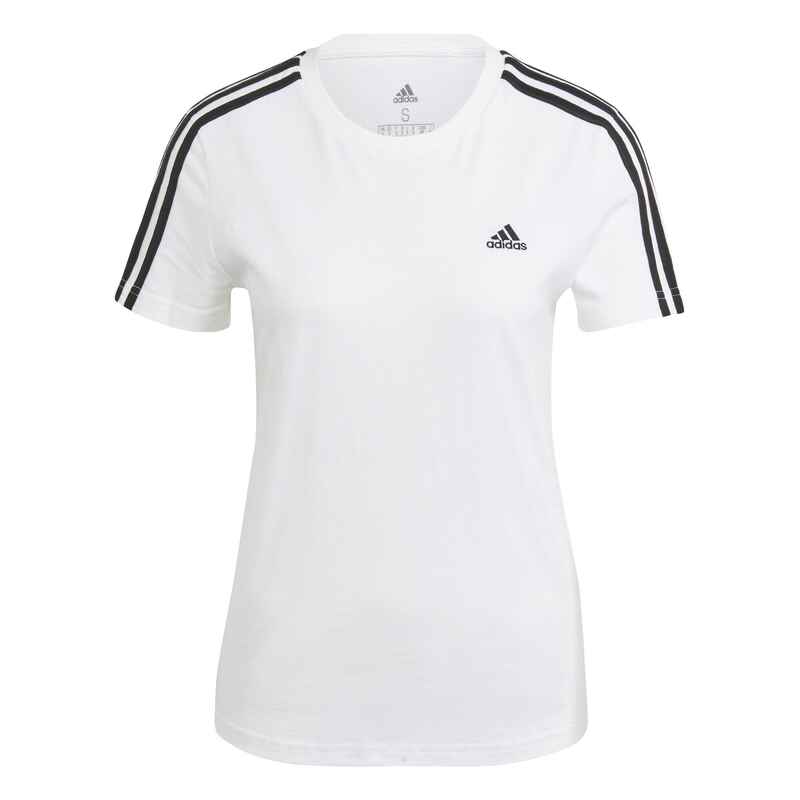 Γυναικείο T-Shirt γυμναστικής χαμηλής έντασης - Λευκό