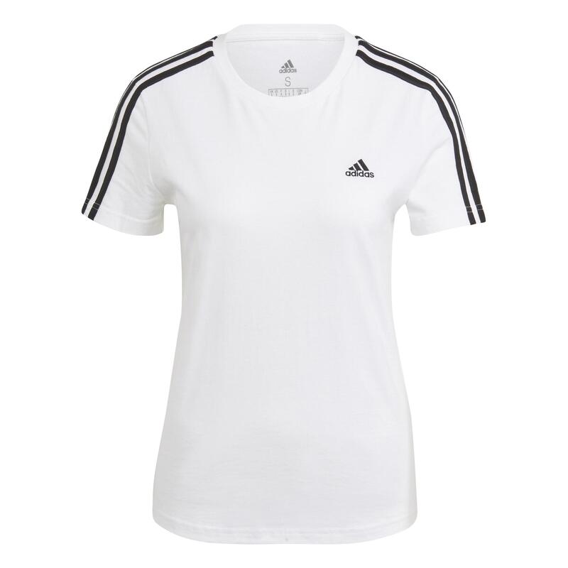 T-SHIRT DE FITNESS SOFT TRAINING ADIDAS FEMME BLANC