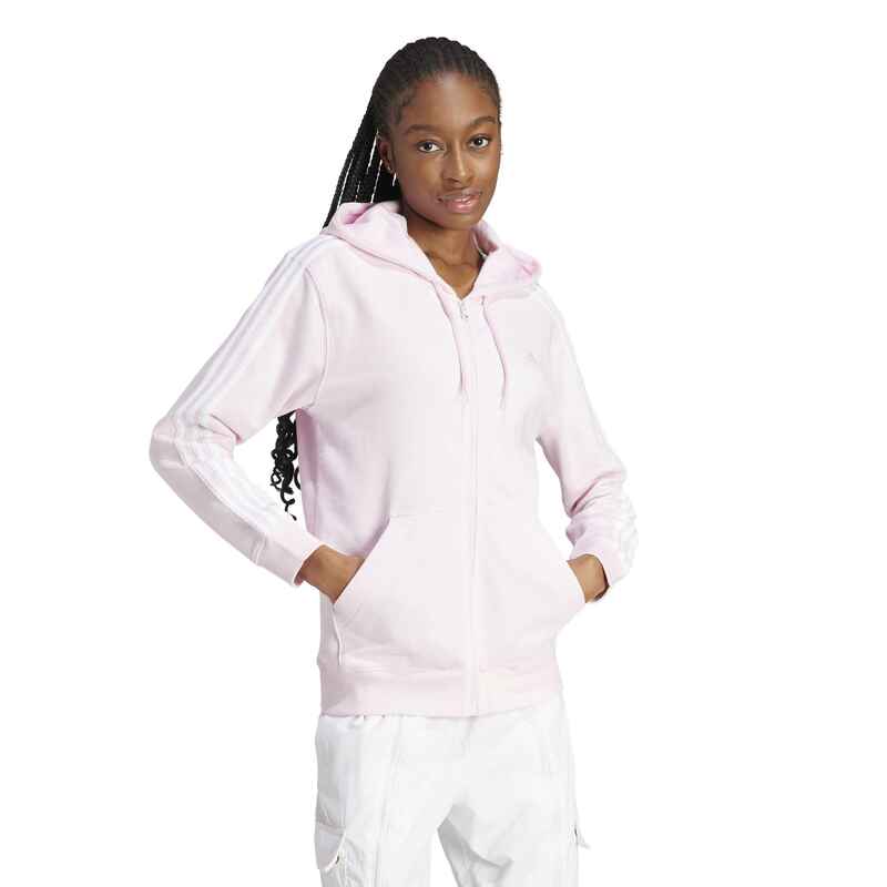 veiligheid Discipline Mening Adidas Trainingsjacke mit Kapuze Damen - rosa ADIDAS - DECATHLON