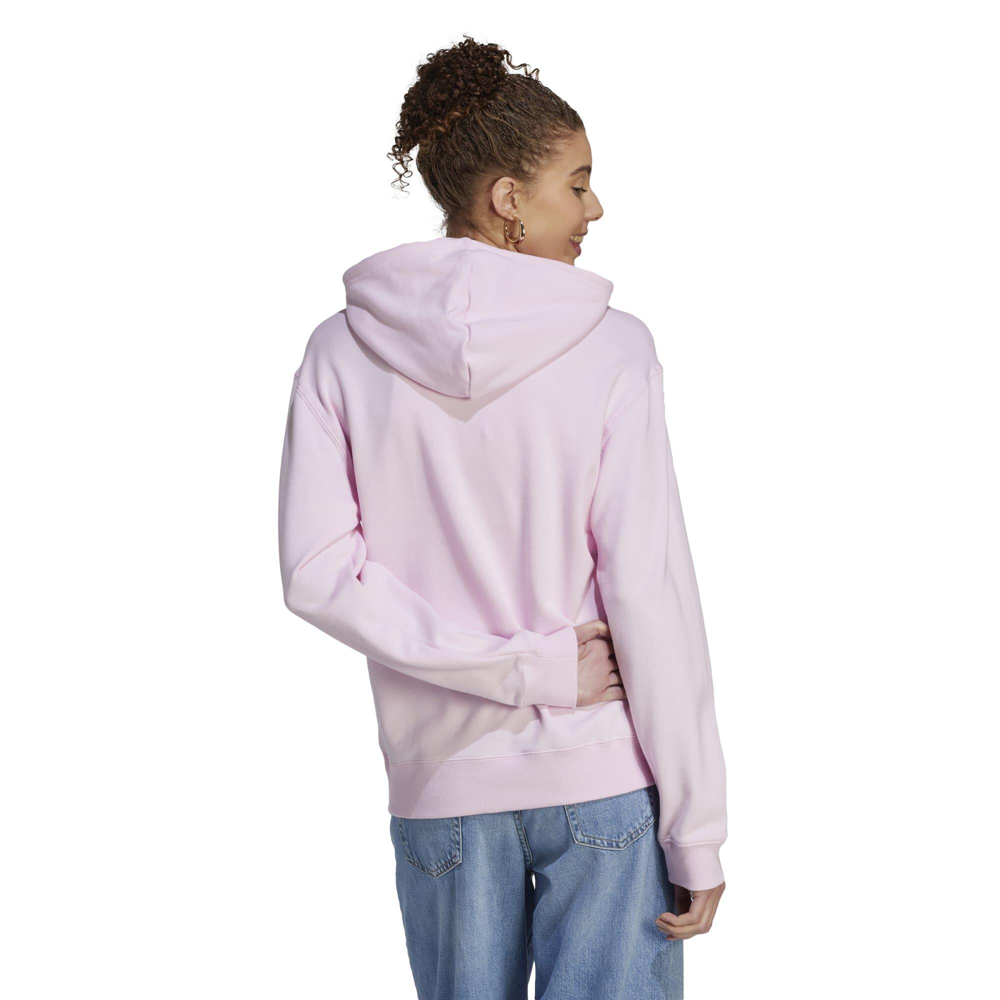 Women's Low-Impact Fitness Hoodie - Pink 3/5