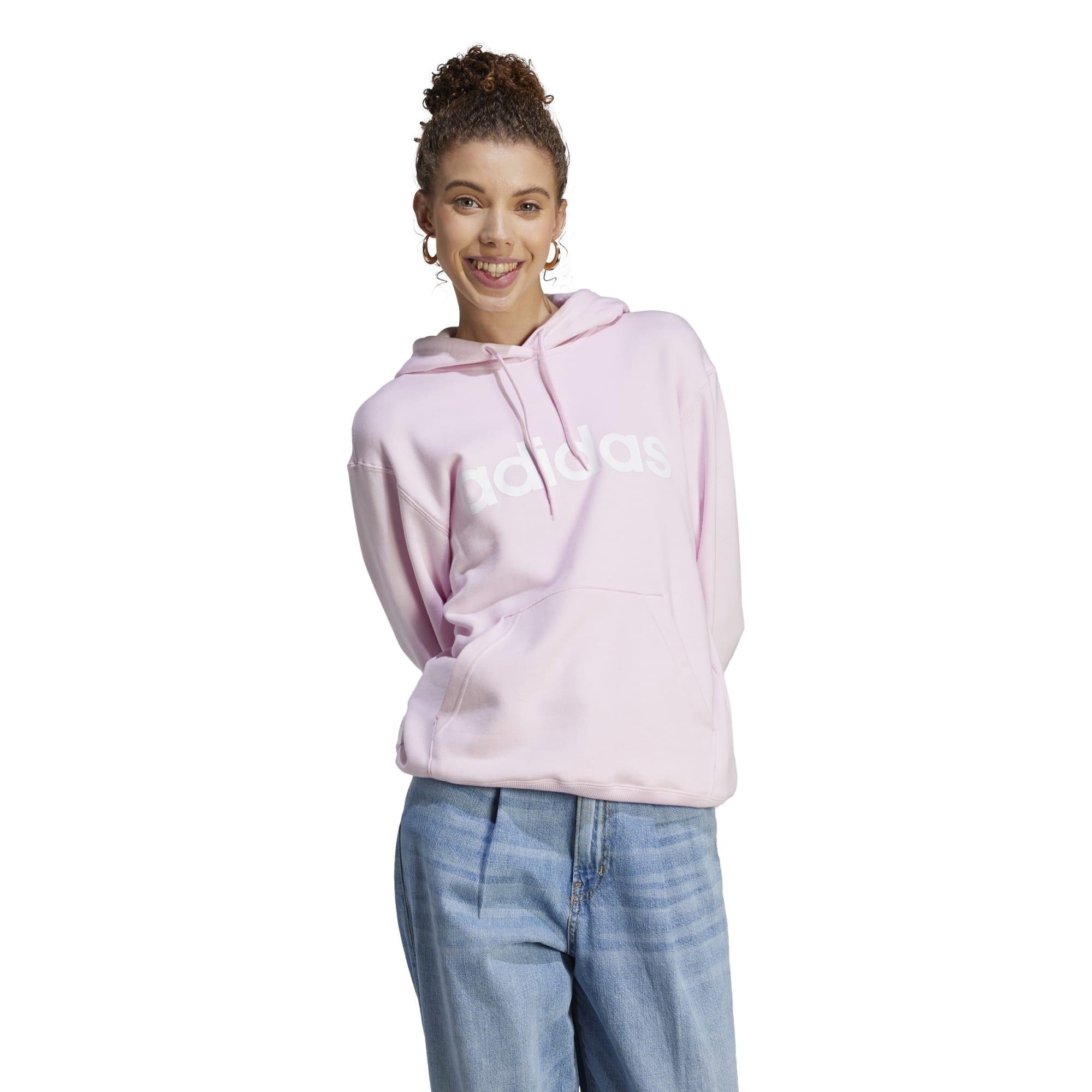 SWEAT SHIRT A CAPUCHE DE FITNESS SOFT TRAINING ADIDAS FEMME ROSE