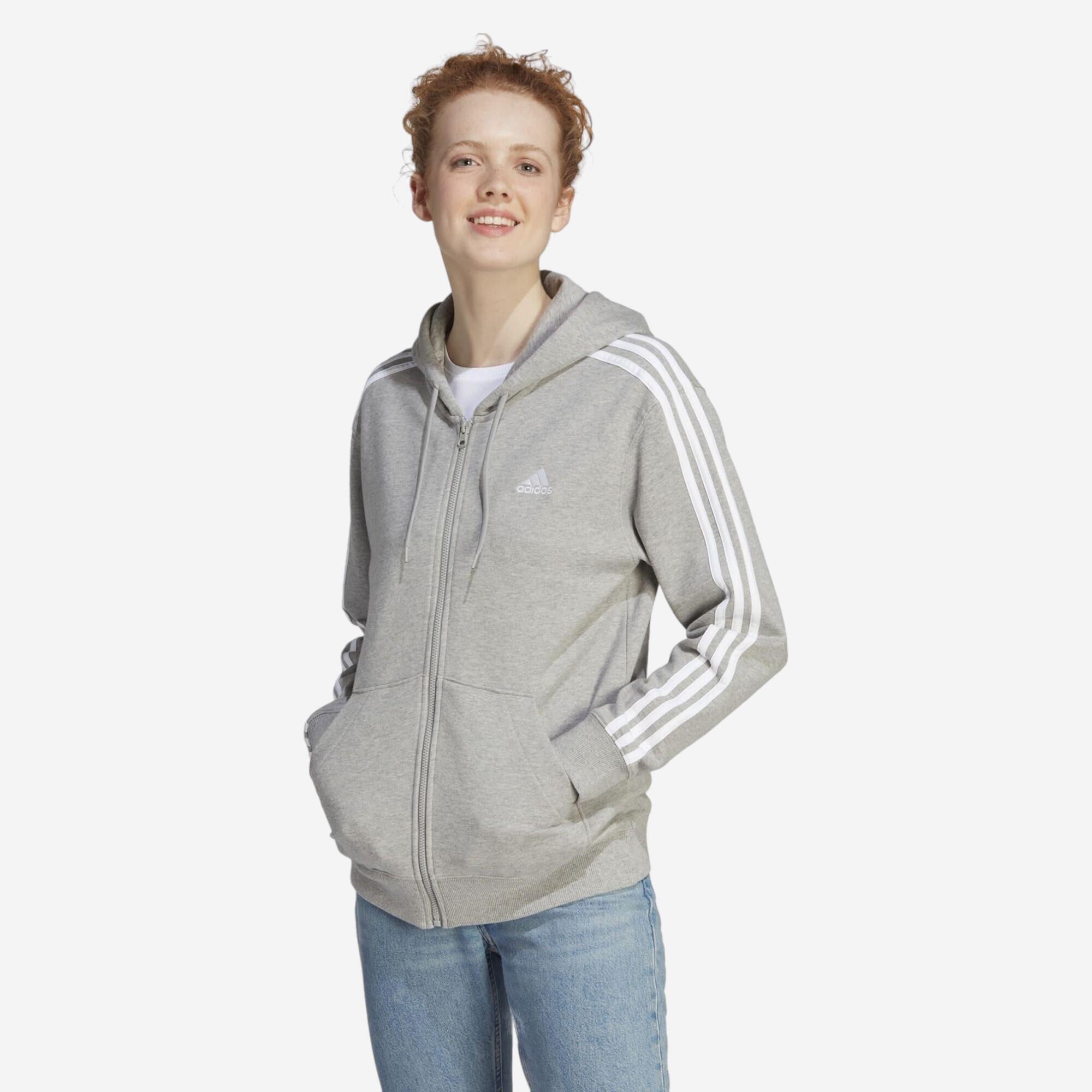 Adidas Trainingsjacke mit Kapuze Damen – grau | 04066762290055 Adidas Trainingsjacke mit Kapuze Damen – grau | 04066762290055
